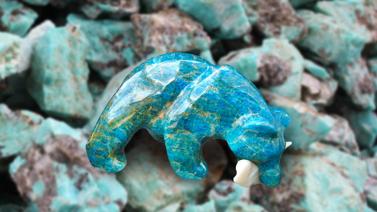 Gem Decor® Bear Eating Fish Handmade Carvings - Luxury Decoration and gift