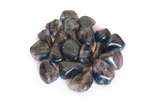 Smoky Quartz Tumble Stones. Interior home decoration. Luxury Modern decoration