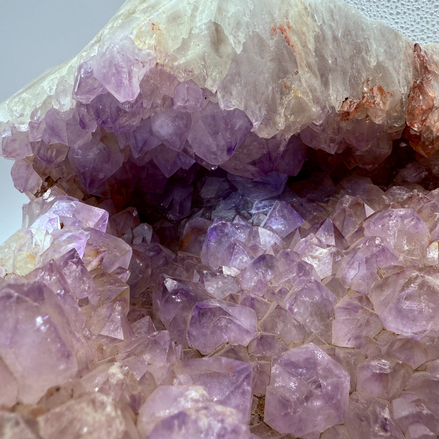 Large Amethyst Geode Semi-polished