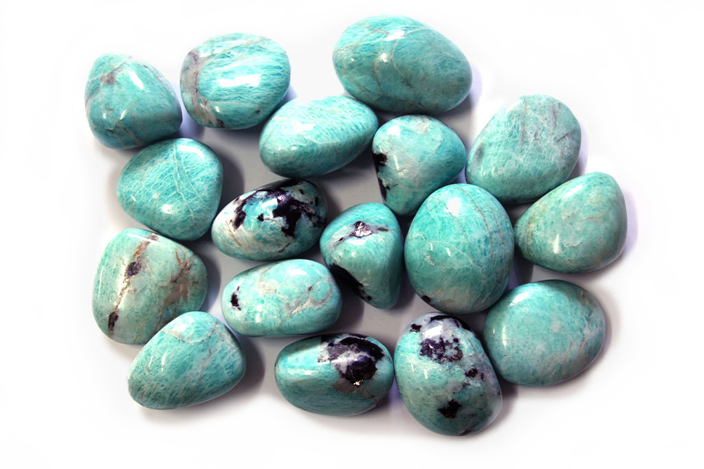 Amazonite Gallets - 1 lb Bag