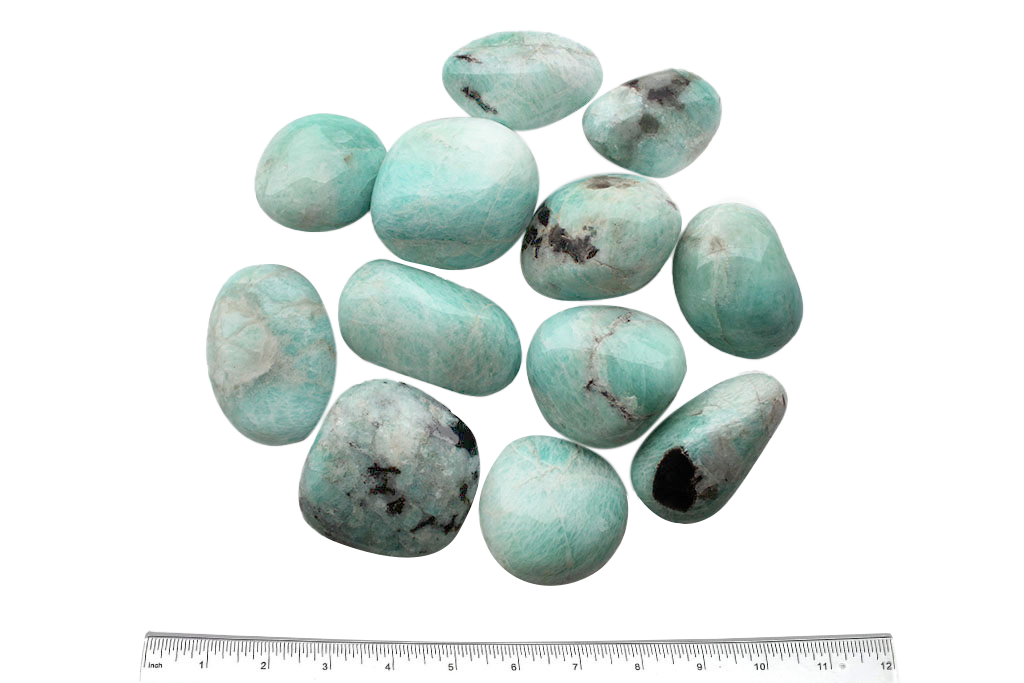 Amazonite Gallets - 1 lb Bag