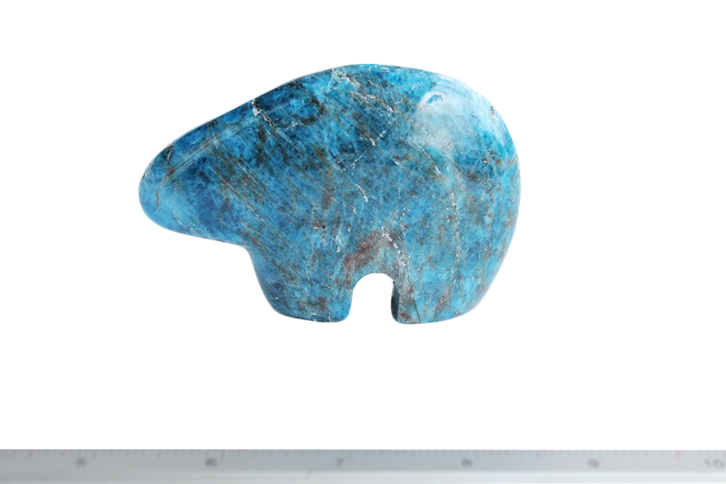 Gem Decor® Handmade Apatite Bear Carvings - Luxury Decoration and gift