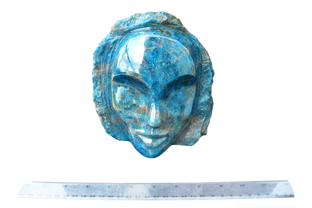 Apatite Face Carvings