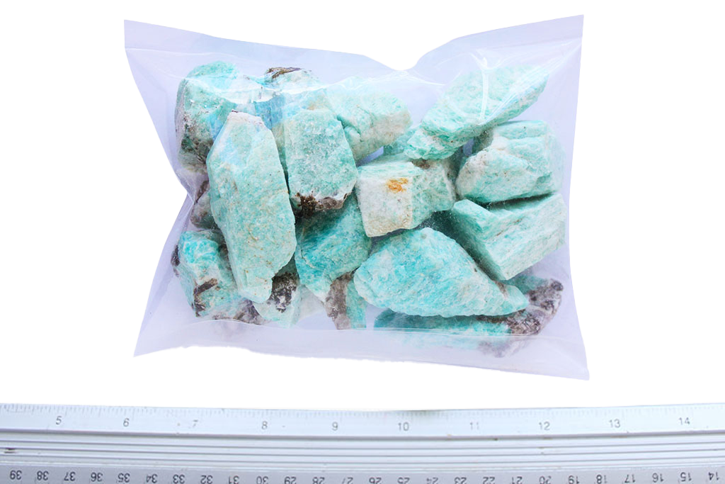 Amazonite Gem Decor Rough. Interior and Exterior application