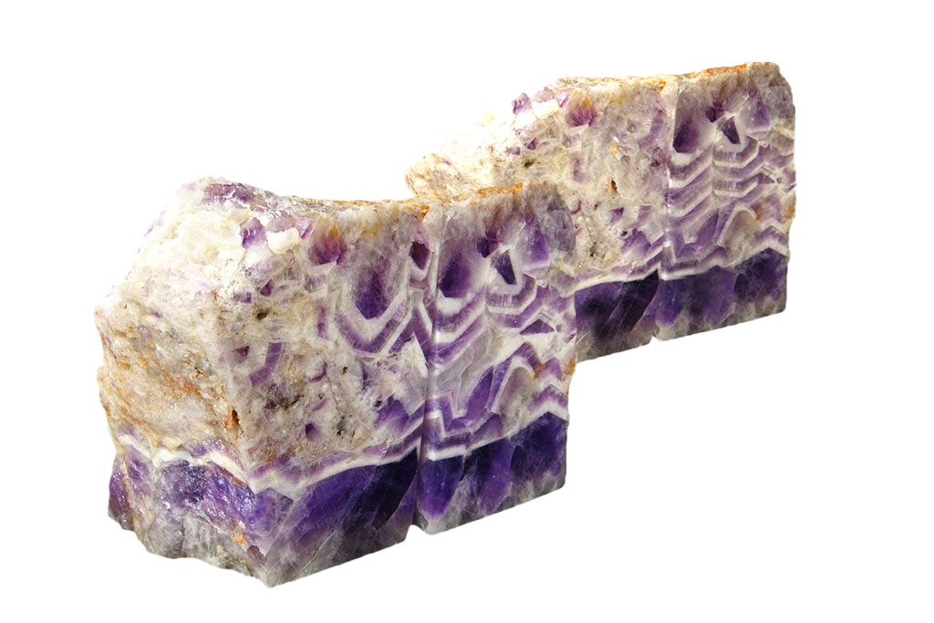 Gem Decor Banded Amethyst Bookends 1-3kg