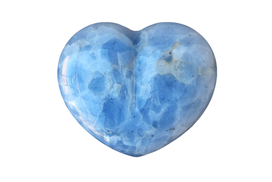 Blue Calcite Large Heart carvings. Luxury Home Decor. Gift item