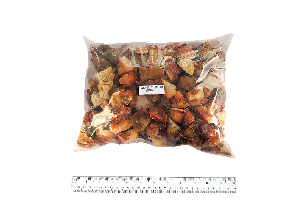 Carnelian Gem Decor Rough | 3 Lb Bags