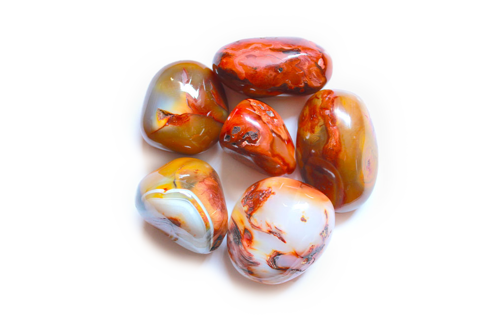 Carnelian Gallets - 1 lb Bag