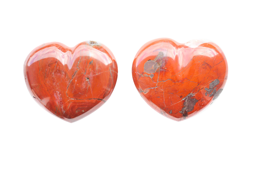 Chestnut Jasper Large Decorative Heart
