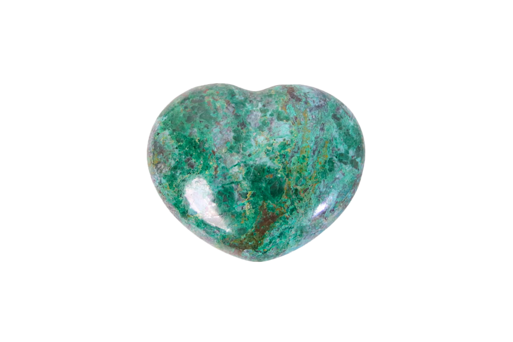 Chrysocolla Decorative Heart