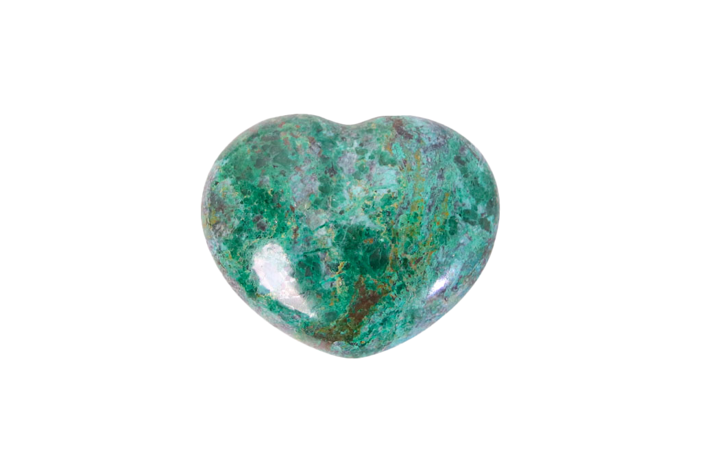 Chrysocolla Decorative Heart. Luxury and modern home decor. Gift idea items