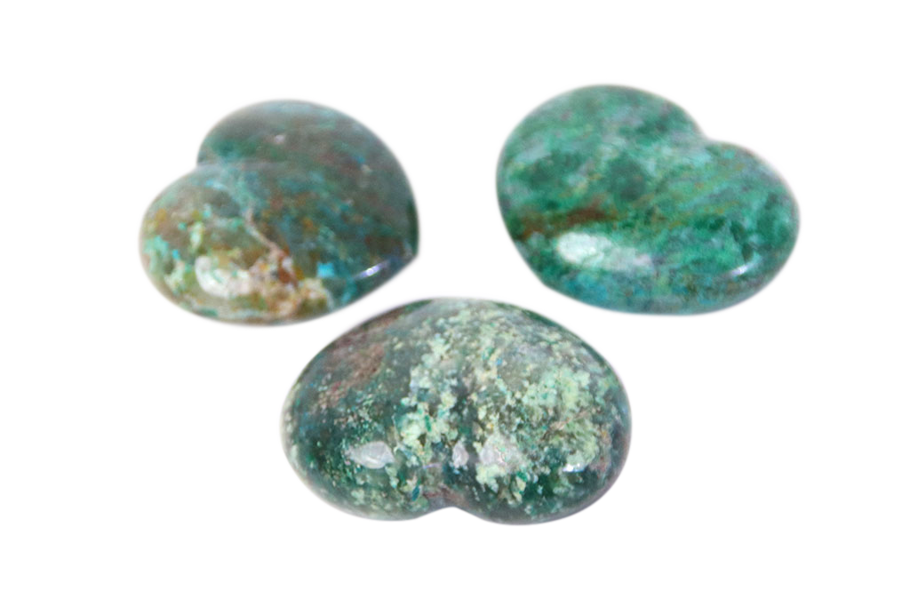 Chrysocolla Decorative Heart. Luxury and modern home decor. Gift idea items