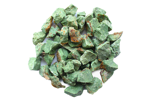 Chrysoprase Gem Decor Rough. Interior and Exterior application