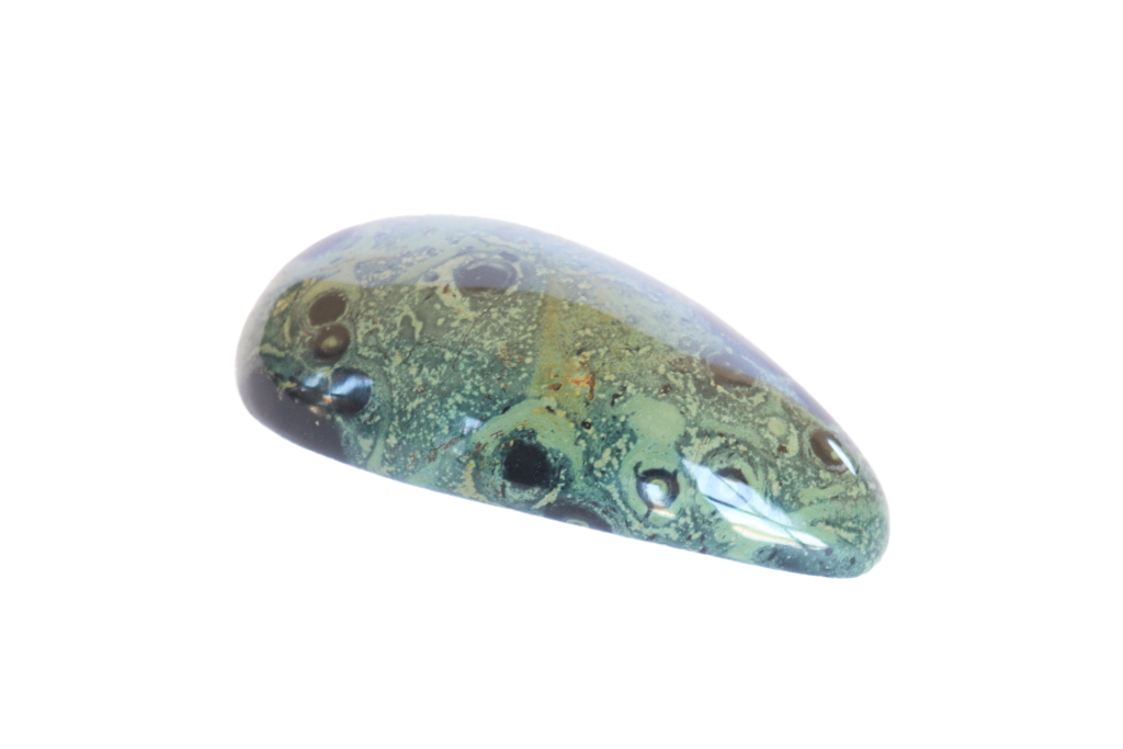 Crocodile Jasper Round Massage Tool