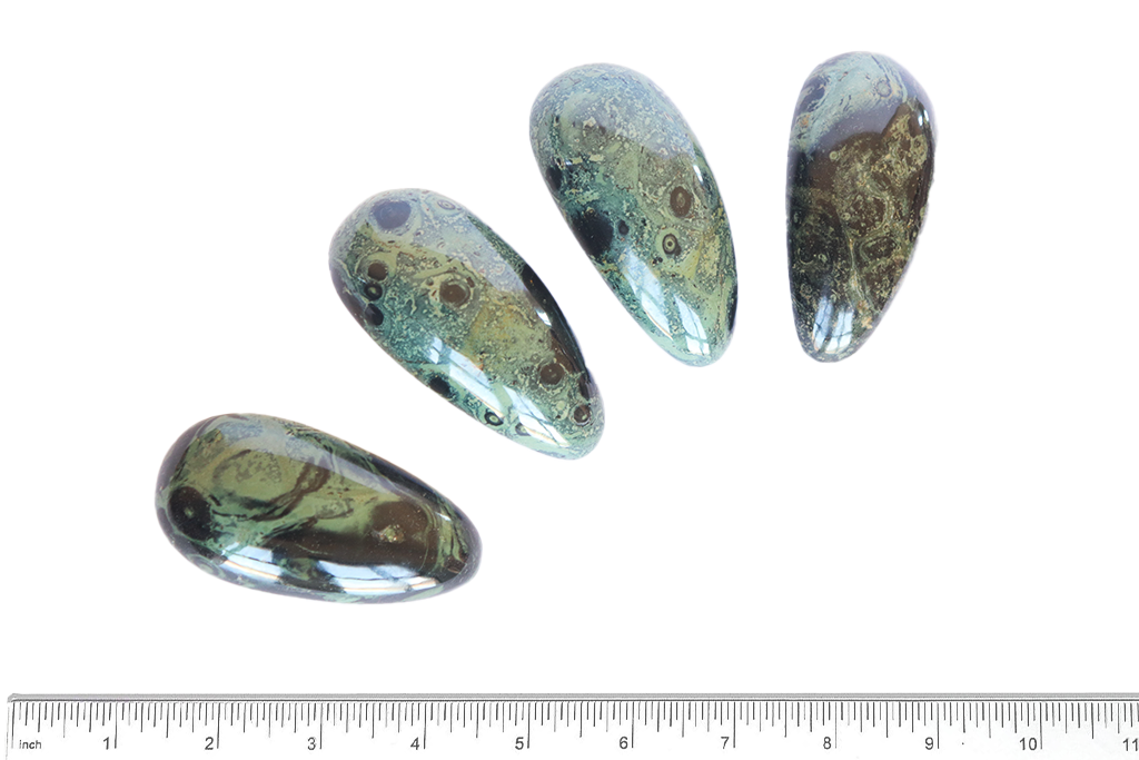 Crocodile Jasper Round Massage Tool