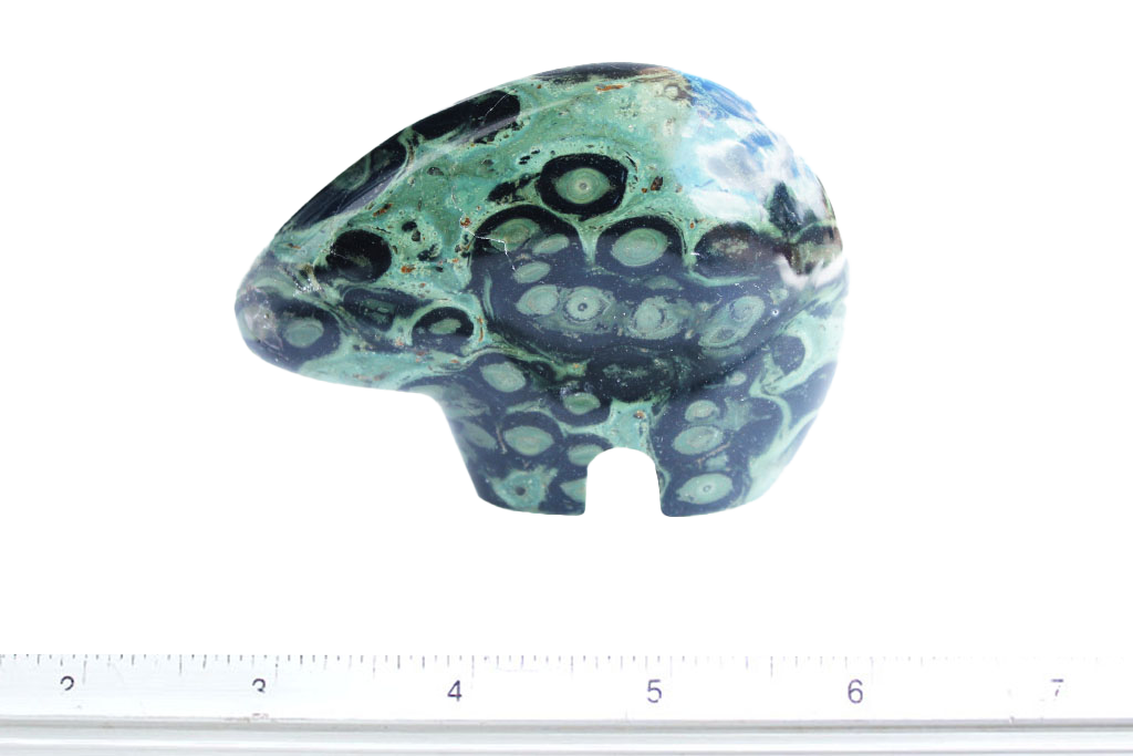 Gem Decor® Handmade Crocodile Jasper Bear Carvings - Luxury Decoration and gift