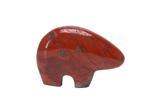 Gem Decor® Handmade Chestnut Jasper Bear Carvings - Luxury Decoration and gift