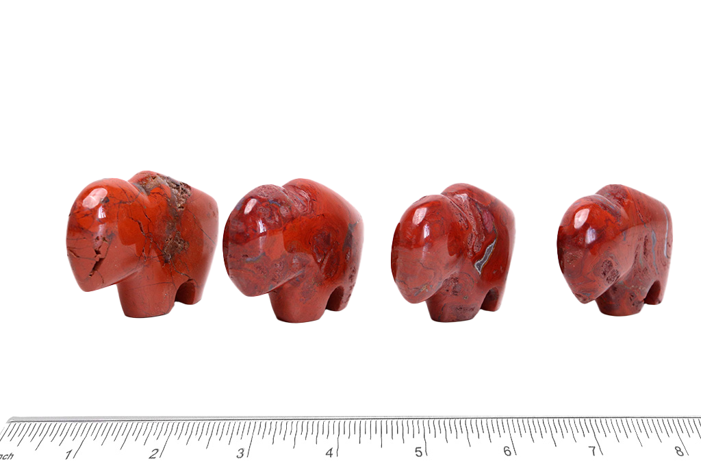 Gem Decor® Chestnut Jasper Buffalo Carvings - Luxury Decoration and gift