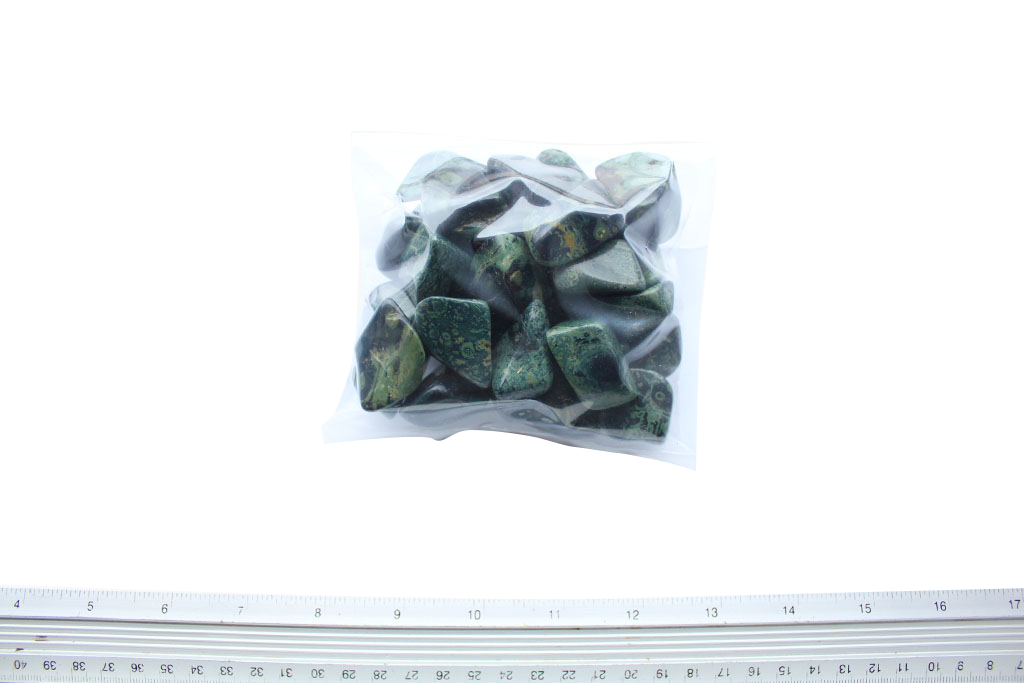 Crocodile Jasper Tumble Stones | 1 Lb Bag | 30-45mm