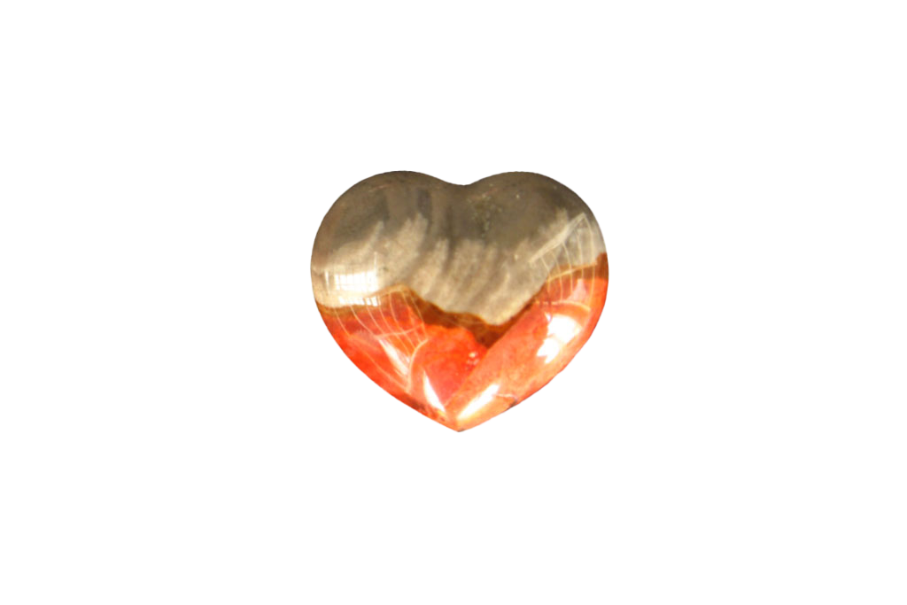 Desert Jasper Handmade Jewelry Heart Carvings. Gift or Decorative items