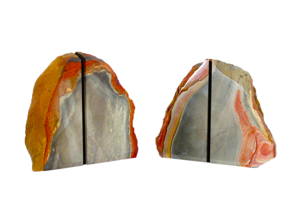 Desert Jasper Bookends