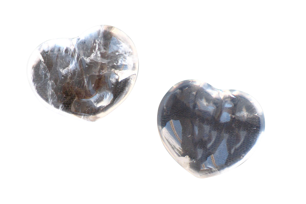 Girasol Quartz Heart Carvings. Luxury and modern home decor. Gift idea items