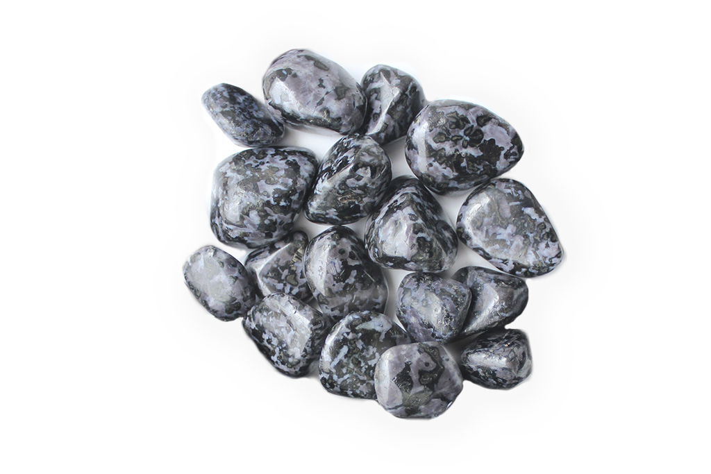 Indigo Gabbro Tumble Stones | 1 Lb Bag | 30-45mm