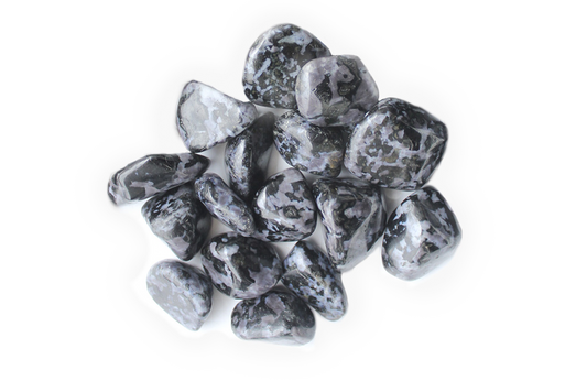 Indigo Gabbro Tumble Stones. Interior home decoration. Luxury Modern decoration