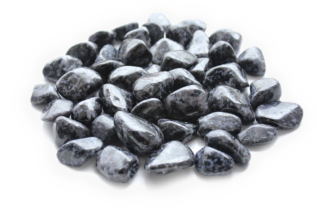 Indigo Gabbro Tumble Stones | 1 Lb Bag | 20-30mm