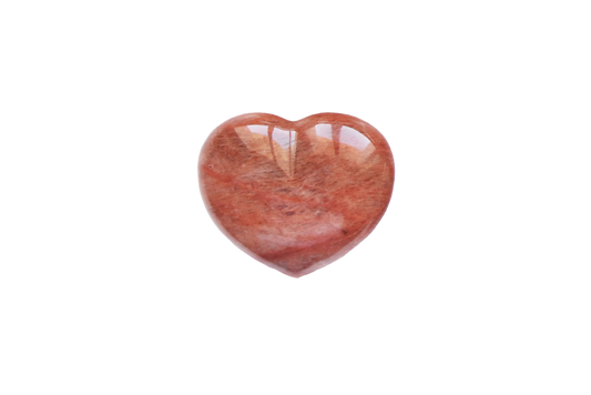 Peach Moonstone Jewelry Heart