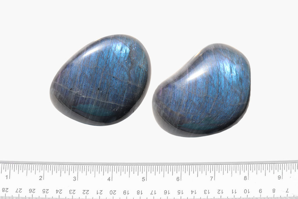 Labradorite - Peacock Blue - Gallets - 1 lb Bag