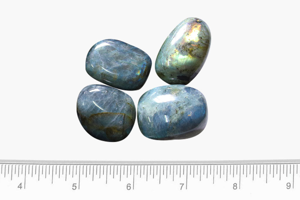 Labradorite - Peacock Blue - Gallets - 1 lb Bag