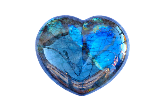 Labradorite Large Heart carvings. Luxury Home Decor. Gift item