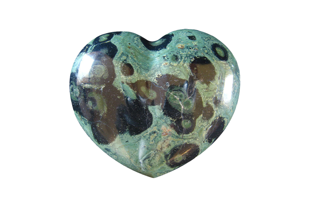 Crocodile Jasper Heart Carvings. Luxury and modern home decor. Gift idea items
