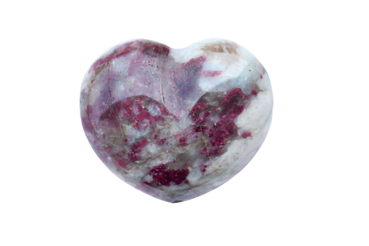 Ruby Tourmaline Heart Carvings. Luxury and modern home decor. Gift idea items