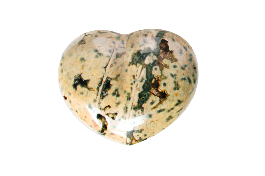 Sea Jasper Heart Carvings. Luxury and modern home decor. Gift idea items