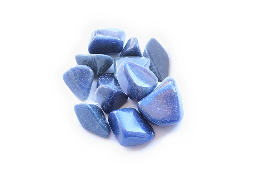 Lazulite Tumble Stones | 1 Lb Bag | 30-45mm