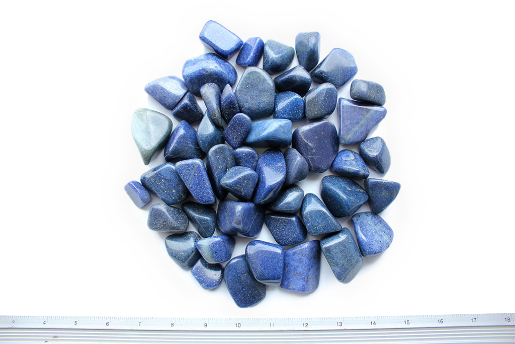 Lazulite Tumble Stones | 1 Lb Bag | 20-30mm
