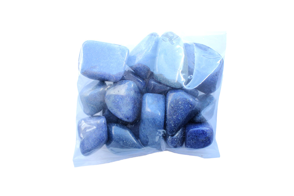 Lazulite Tumble Stones | 1 Lb Bag | 30-45mm
