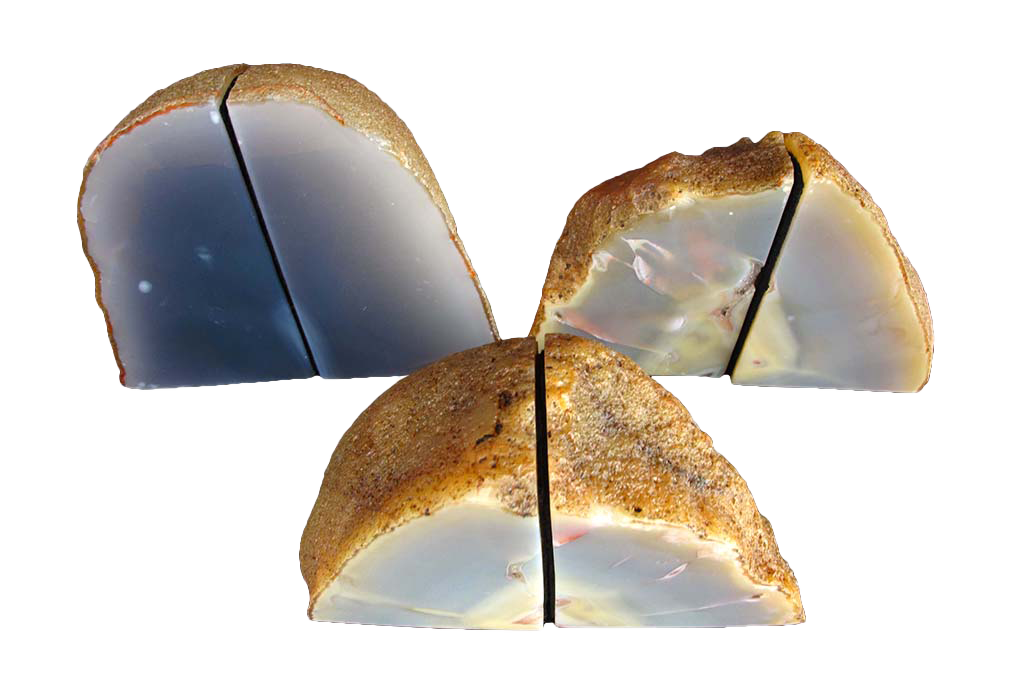 Gem Decor Agate Bookends 1-3kg
