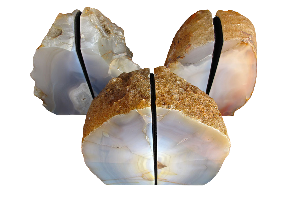 Gem Decor Agate Bookends 3-5kg