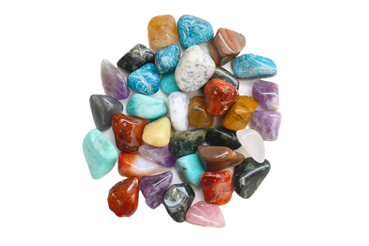 Mix Tumble Stones | 1 Lb Bag | 30-45mm