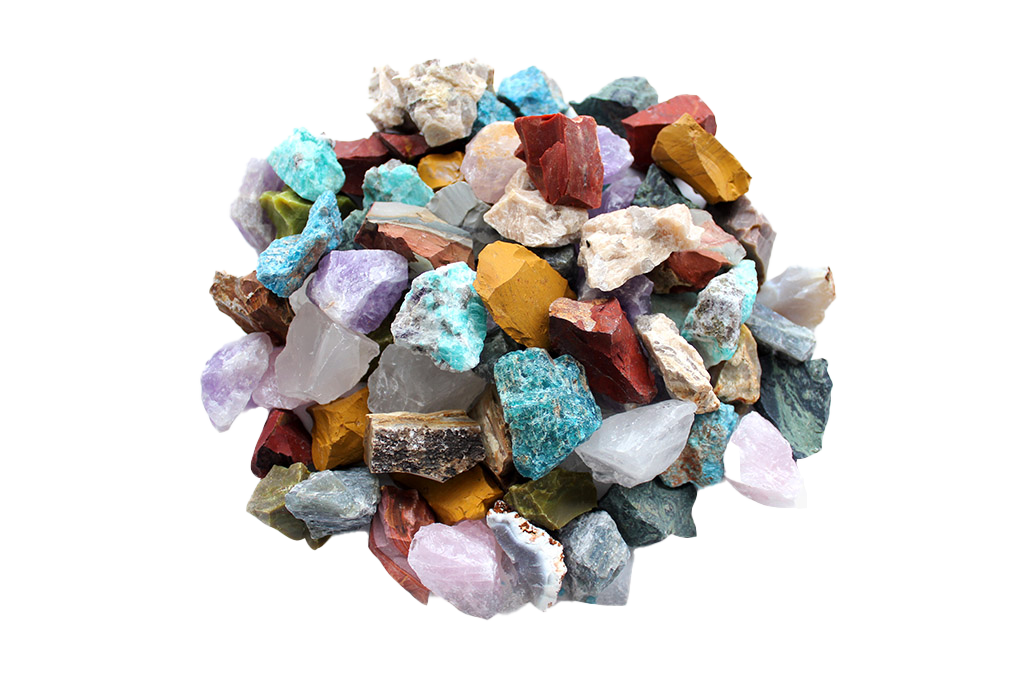 Mixed Gem Decor Rough | 3 Lb Bags