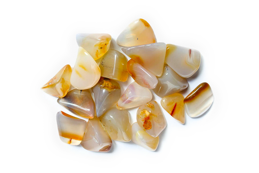 Agate Tumble Stones. Interior home decoration. Luxury Modern decoration
