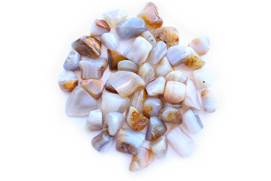 Agate Tumble Stones. Interior home decoration. Luxury Modern decoration