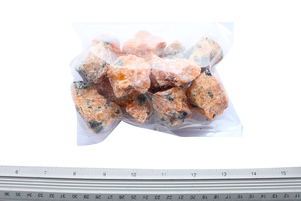 Orange Calcite Gem Decor Rough | 3 Lb Bags