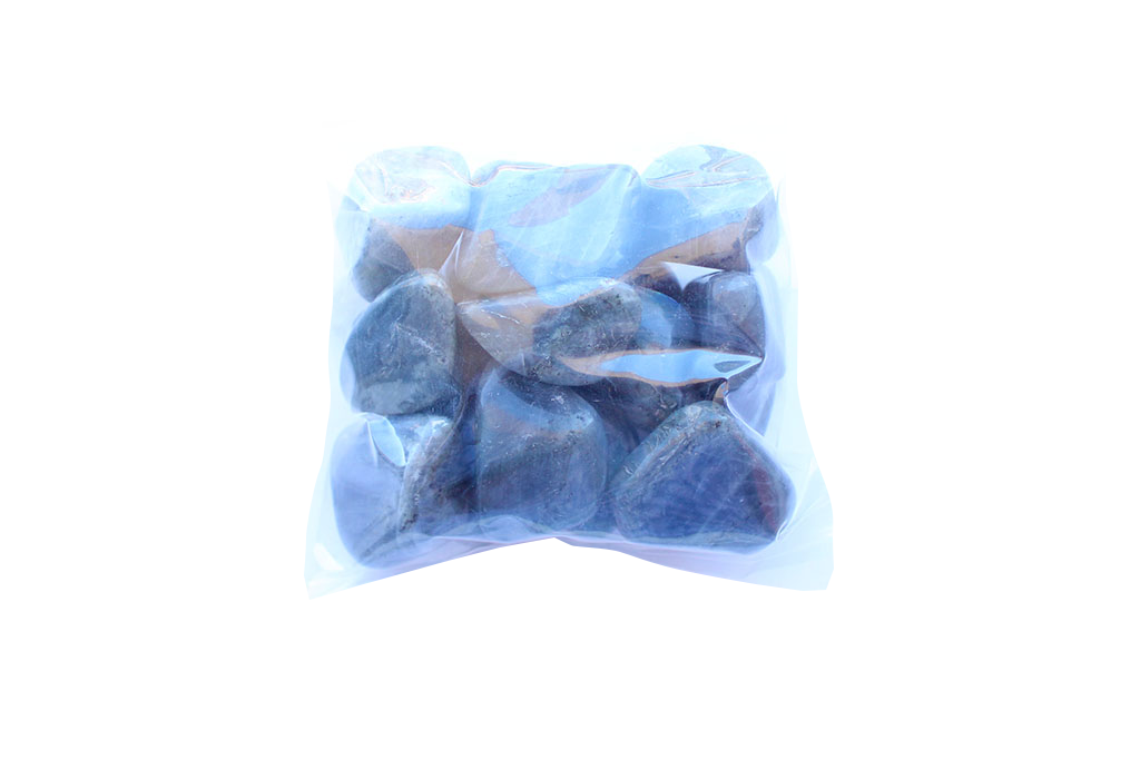 Peacock Blue Labradorite Tumble Stones | 1 Lb Bag | 30-45mm
