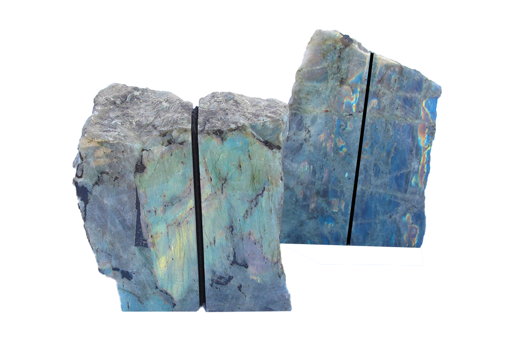 Labradorite Bookends