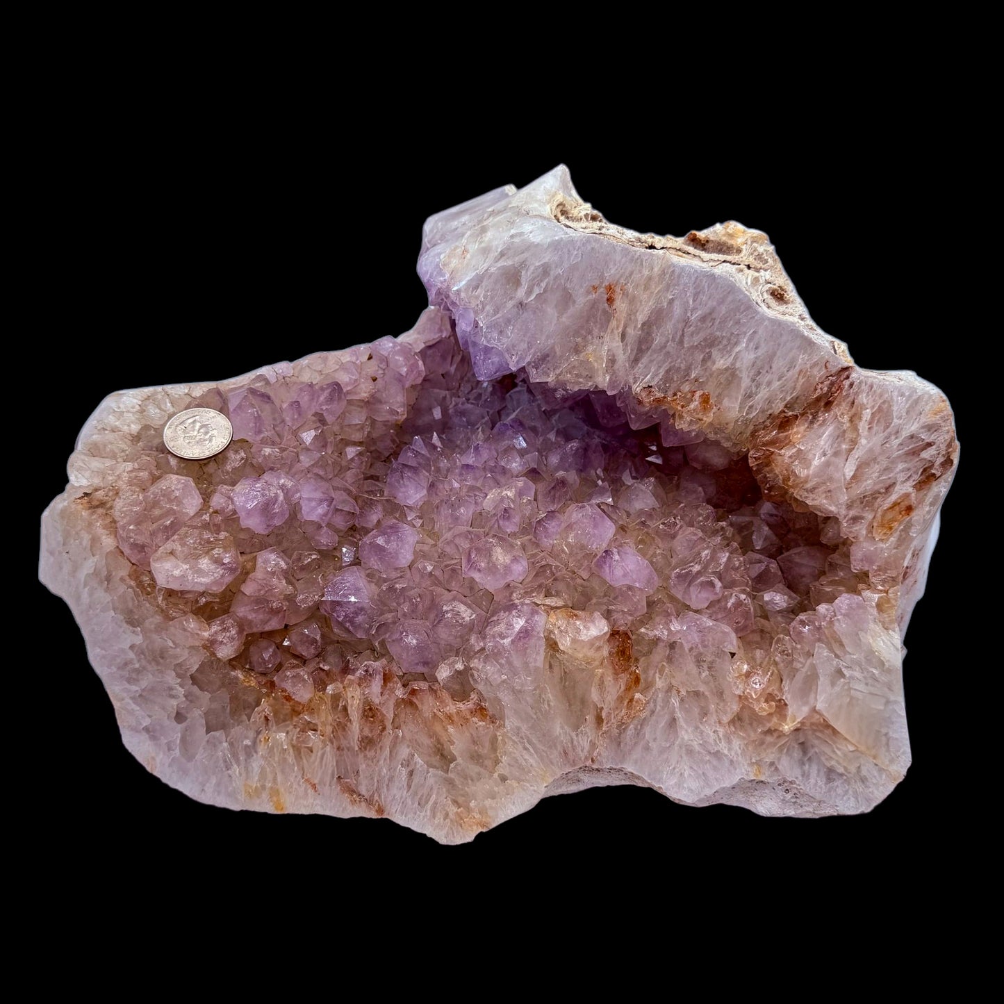 Large Amethyst Geode Semi-polished