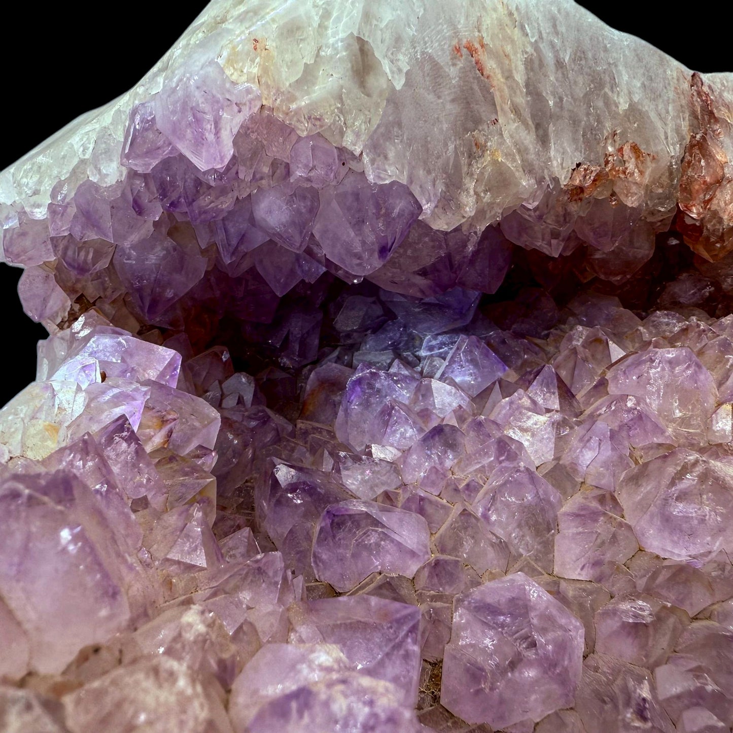 Large Amethyst Geode Semi-polished